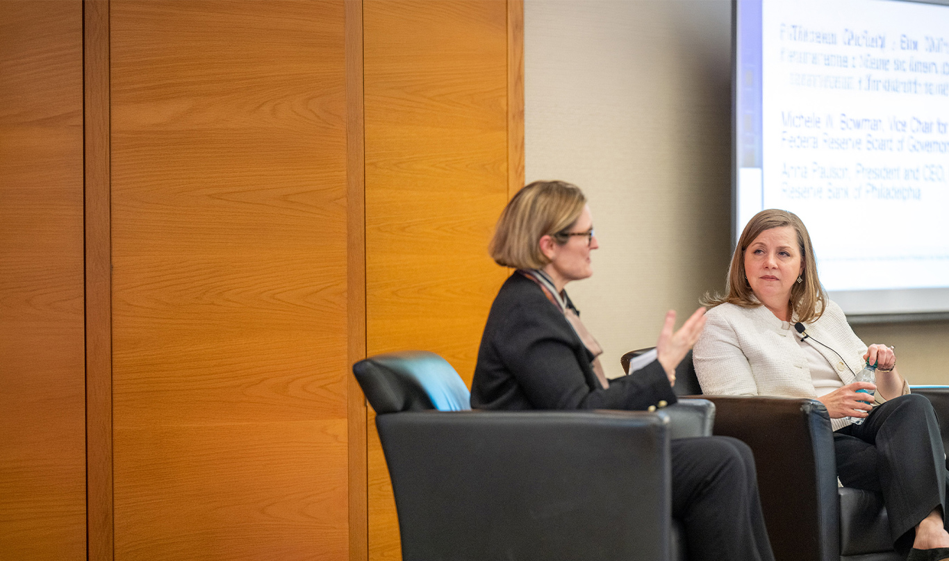 Anna Paulson and Michelle Bowman