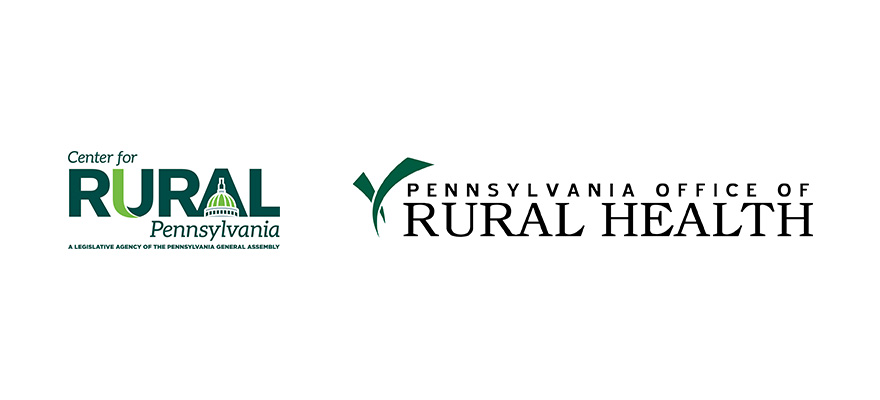 Logos of the Center for Rural Pennsylvania and the Pennsylvania Office of Rural Health.