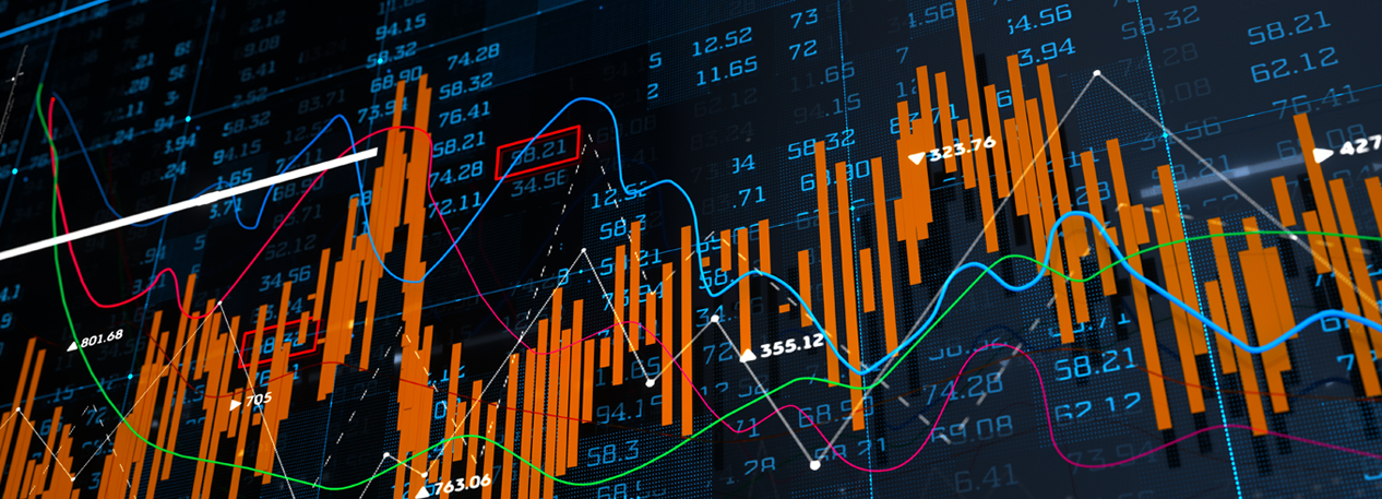 graphic representation of stock market