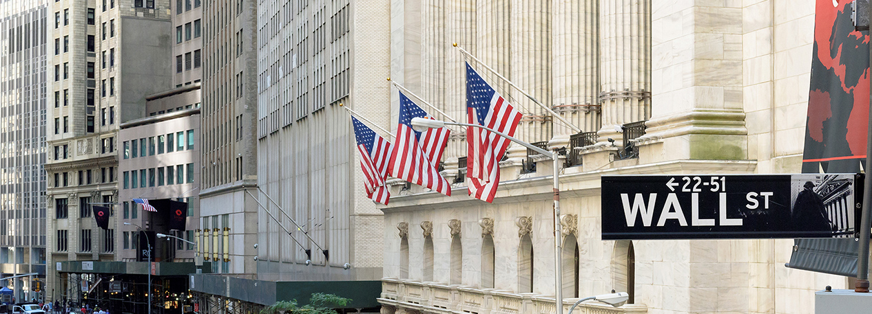 New York Stock Exchange Building and Wall Street