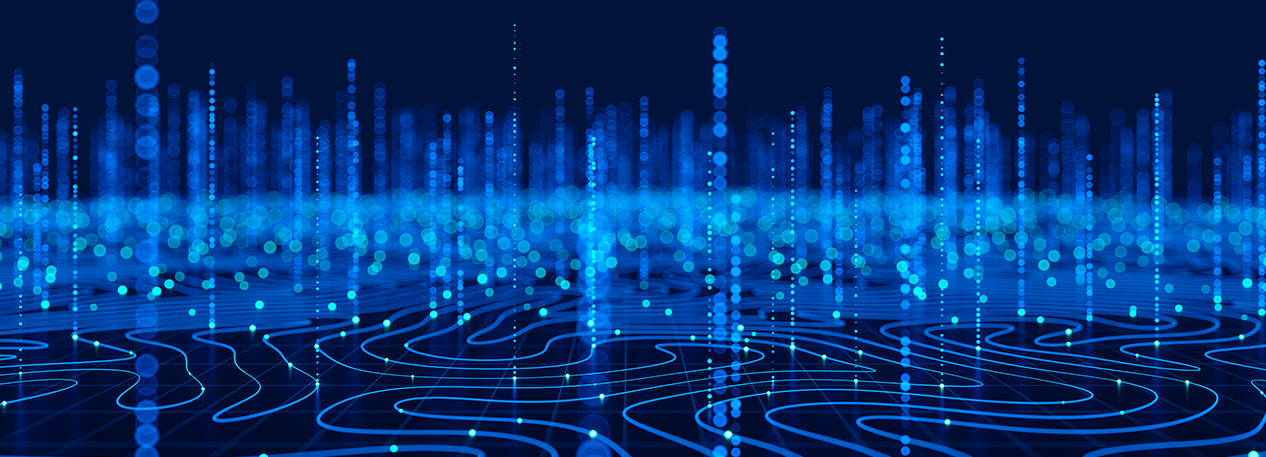 Blue network patten