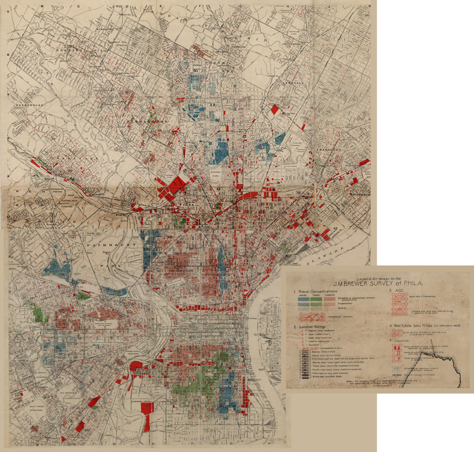 JM Brewer Map