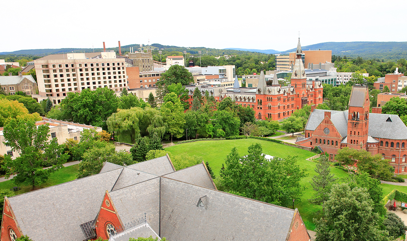 A view of Cornell University's campus.