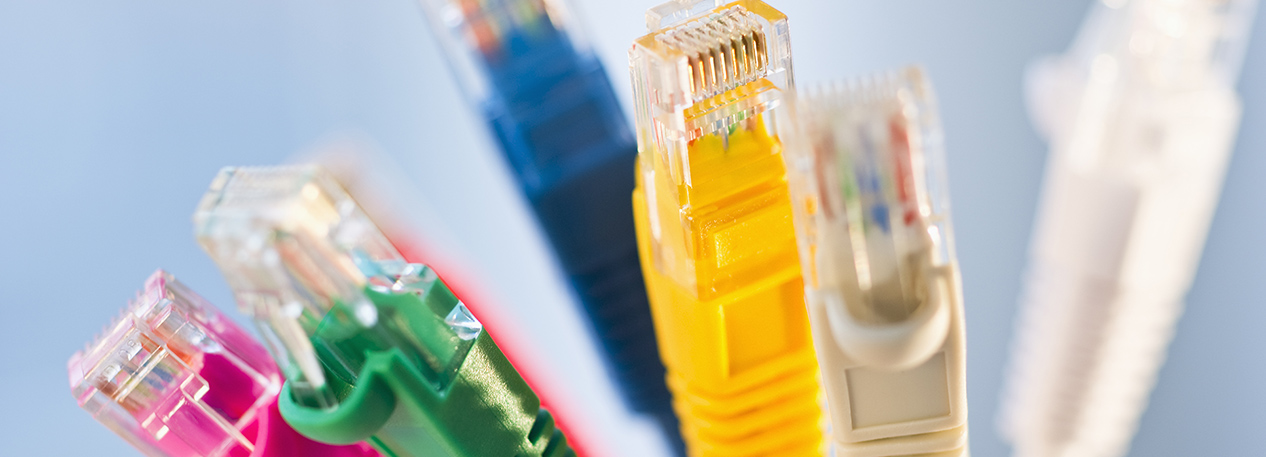 Close up of a cluster of wires