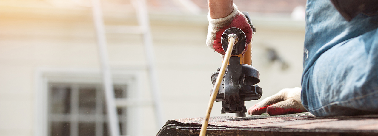 Individual using a power tool