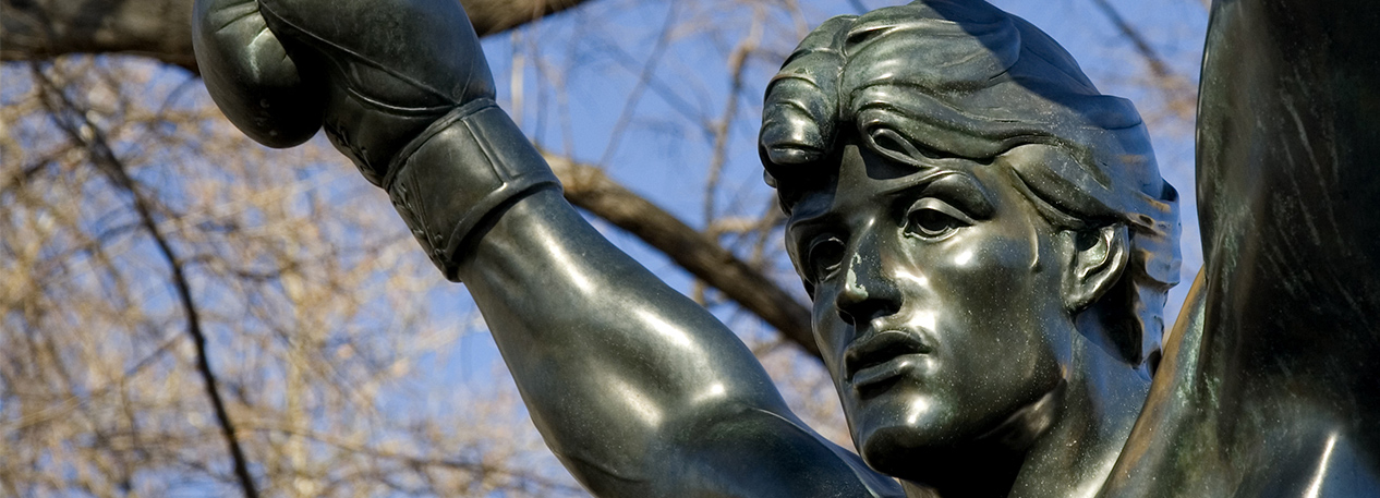 Statue of Rocky Balboa in Philadelphia.