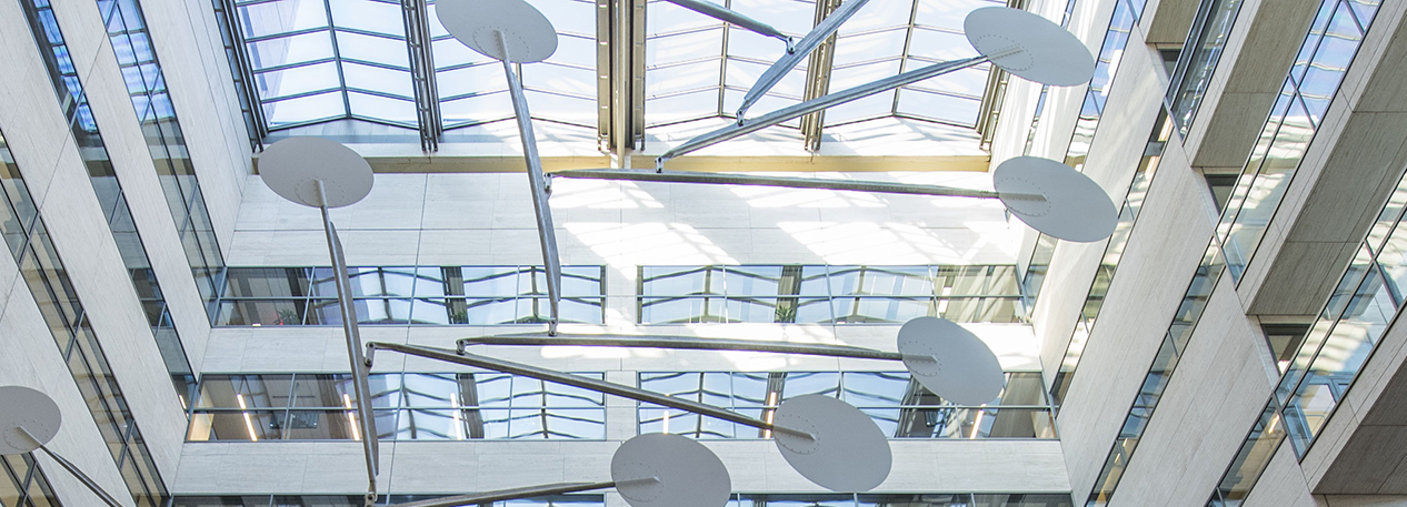 Ceiling of the Alexander Calder Museum in Philadelphia