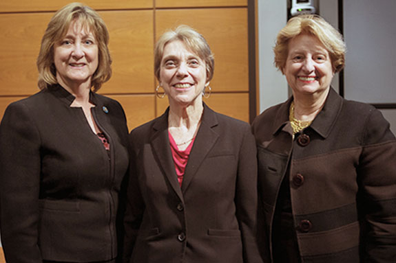 Jane C.W. Vincent, Regional Administrator, Region III, U.S. Department of Housing and Urban Development; Nancy Stetson, Special Representative for Habitat III, U.S. Department of State; and Eugenie L. Birch, Lawrence C. Nussdorf Professor of Urban Research and Education, Department of City and Regional Planning, and Co-Director, Penn Institute for Urban Research, University of Pennsylvania