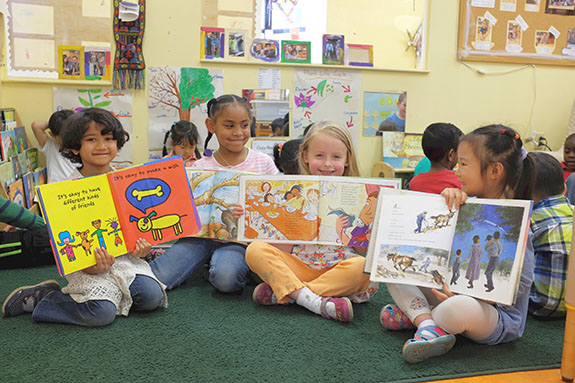 Children participate in a pre-K program at the Parent Infant Center in West Philadelphia this past summer. 