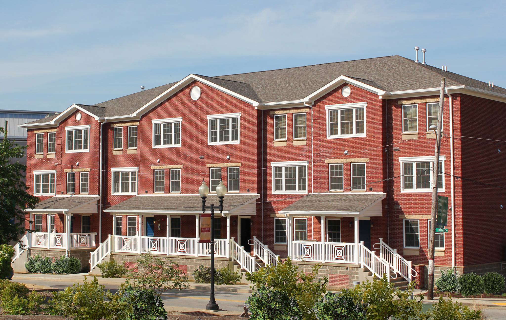 Twenty-eight housing units were developed across the street from the Greensburg, PA, train station in the city’s downtown arts district.