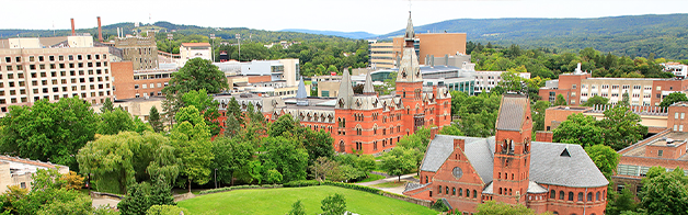 A view of Cornell University's campus.