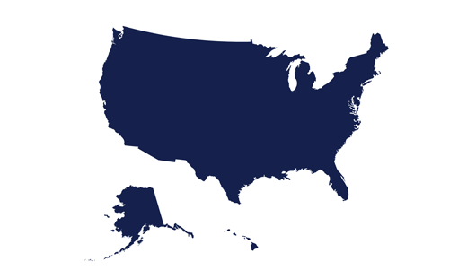 Map of the United States